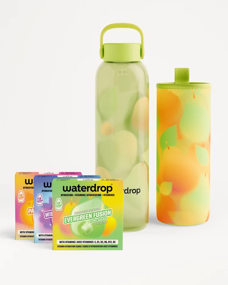 Coffret Bouteille en Verre Fusion