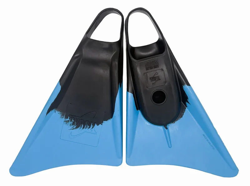 GYROLL - Palmes de Bodysurf et Bodyboard - Aqua / Black